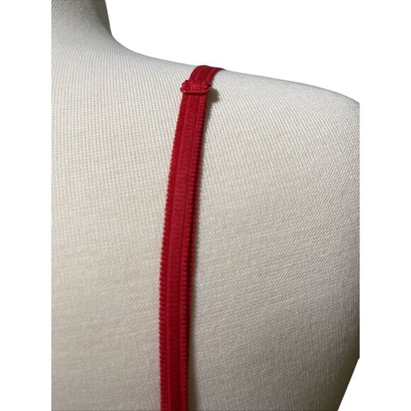 Felina Red Lace Modal Camisole Adjustable Straps Size XL EUC - Picture 6 of 6